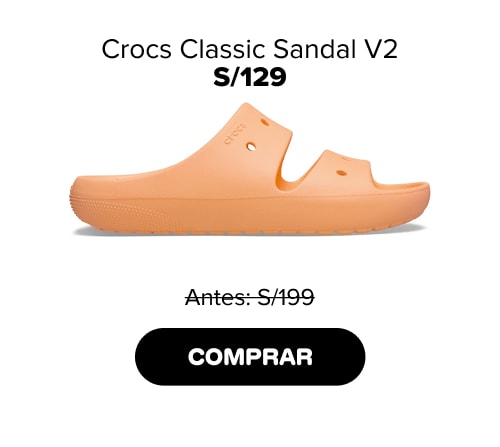 Crocs Classic Sandal V2 S/129 Antes: S/199 COMPRAR